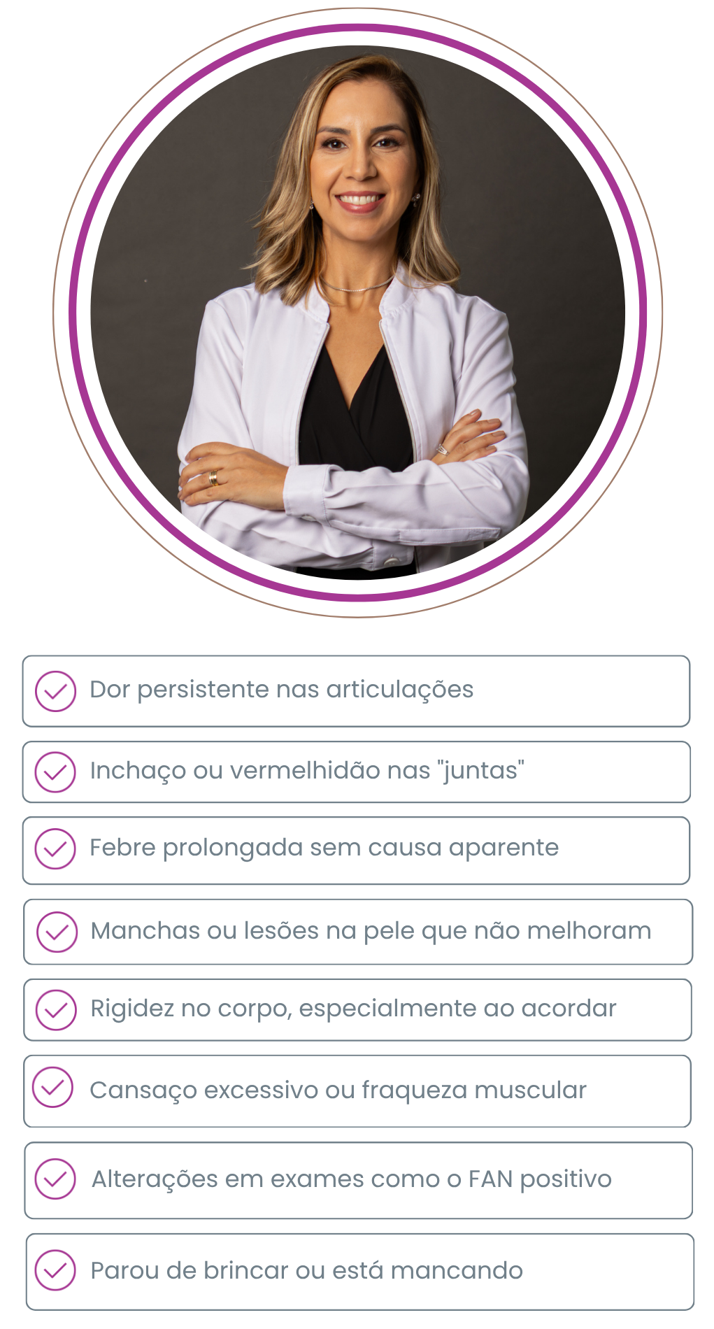 Principais sinais e sintomas reumatológicos em crianças em Cuiabá - MT